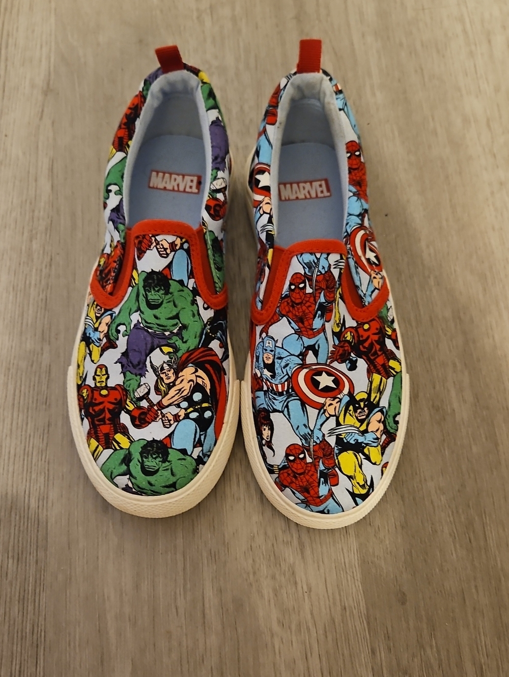 Red Patterned Slip-On Shoe (Child)